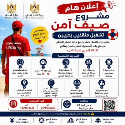الإعلان عن تشغيل منقذ بحري ضمن مشروع صيف أمن للإنقاذ البحري 
