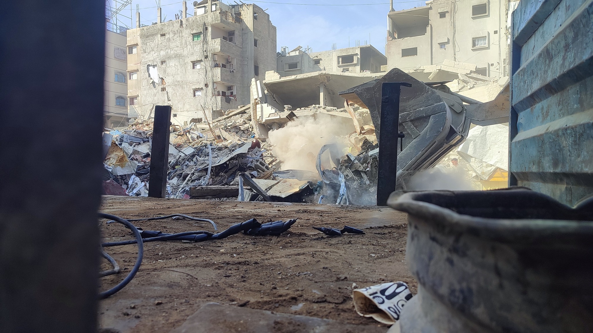 تعزيل وصيانة دوار الجلاء (الصاروخ) الحيوي