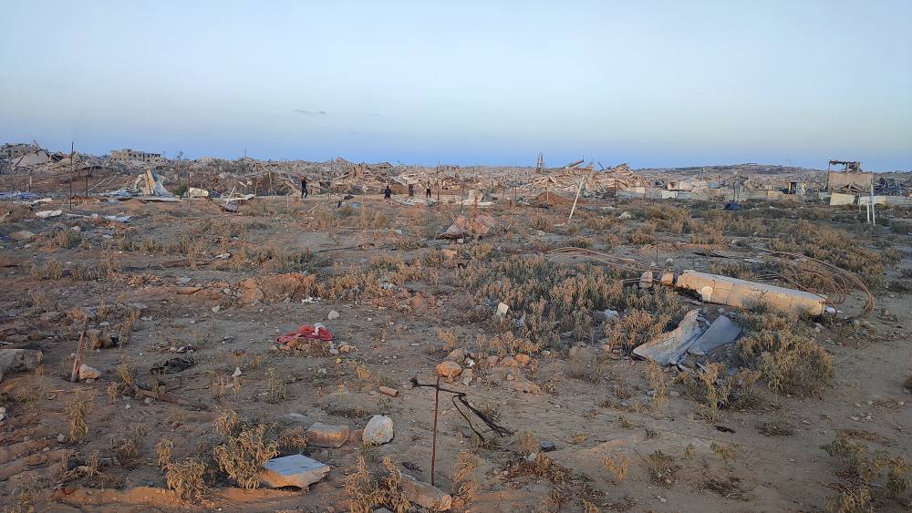 تجمع مخيمات حلاوة قبل وبعد الدمار