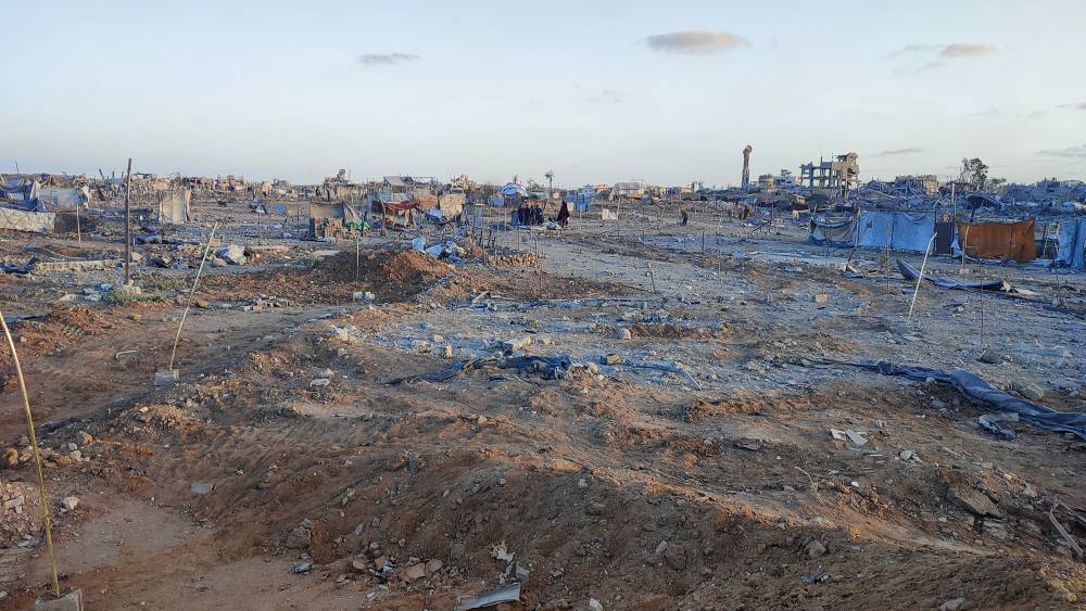 تجمع مخيمات حلاوة قبل وبعد الدمار