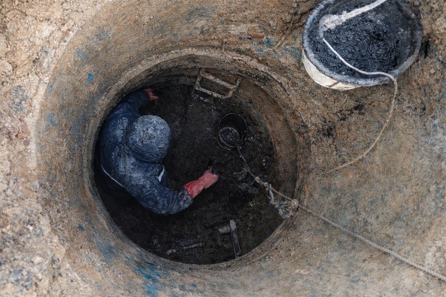 تنظيف المناهل بشكل متكامل