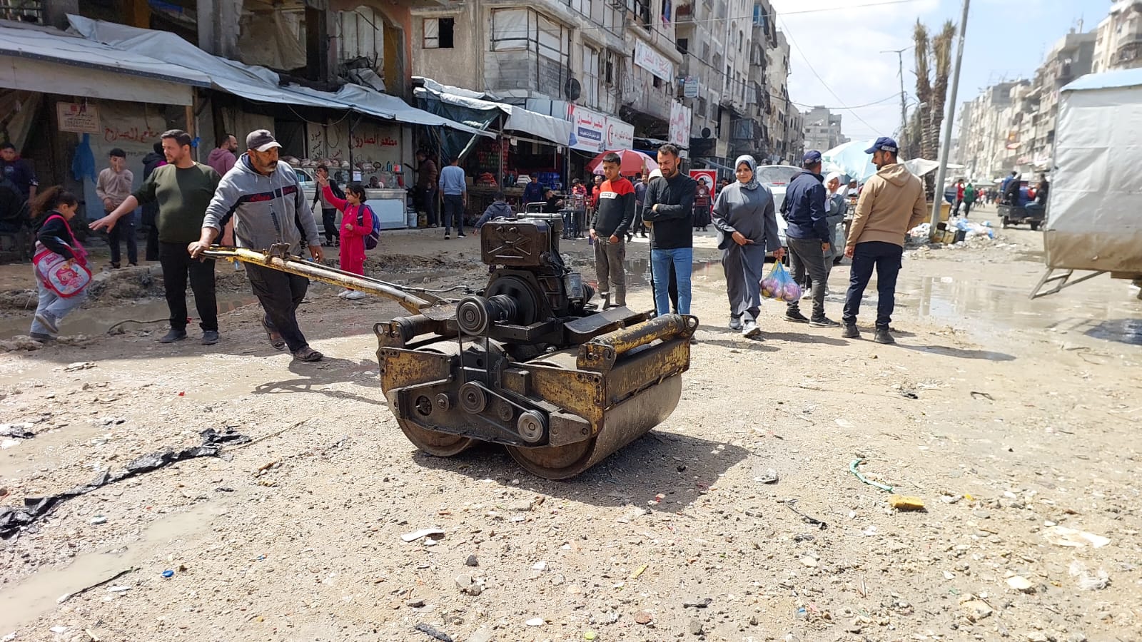 من أعمال تأهيل وتطوير دوار الجلاء (الصاروخ)