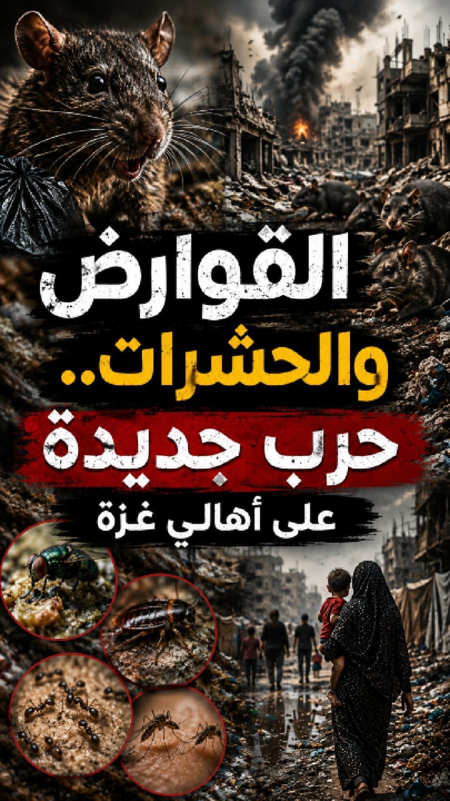 القوارض والحشرات.. حرب جديدة على الأهالي